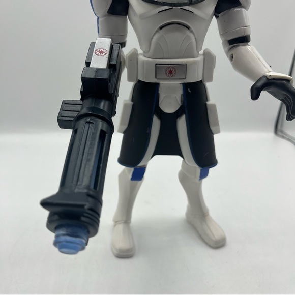 2009 HASBRO Star Wars 10" Figure COMMANDER REX CLONE Trooper Tested Working - Picture 6 of 11